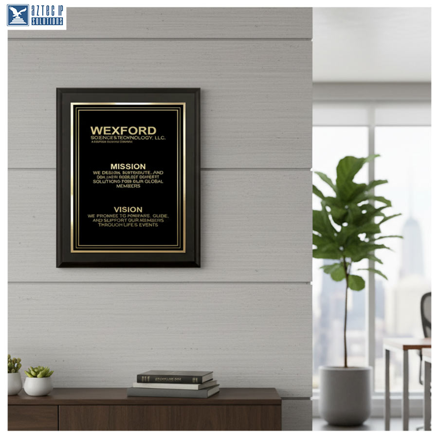 Mission Statement Plaque - Matte Black MB-MS15BBS