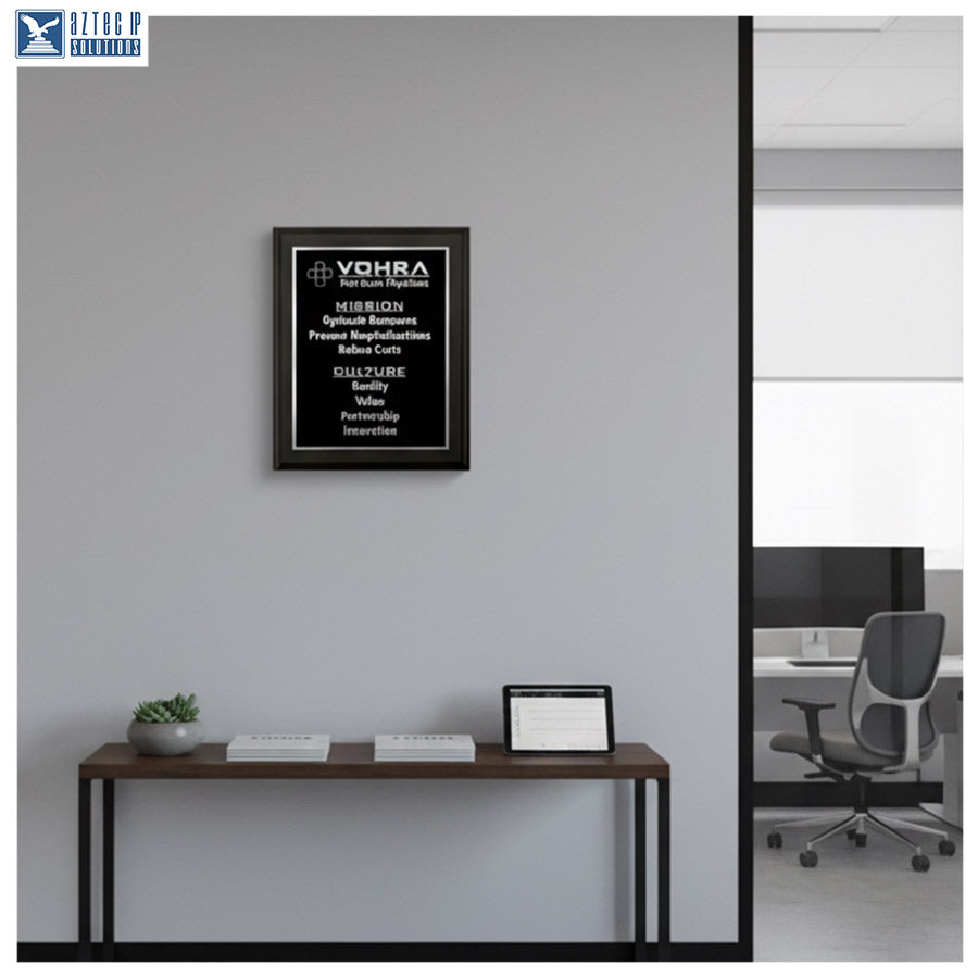 Mission Statement Plaque - Matte Black MB-MS15BBS