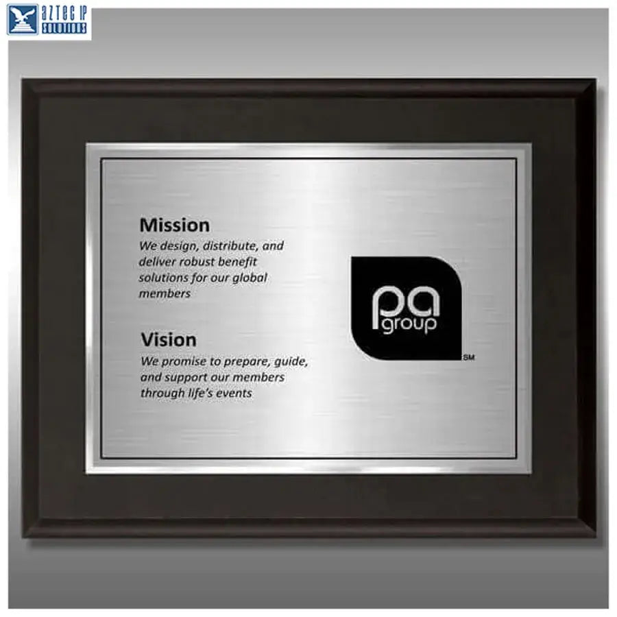Silver HD Plate Plaque