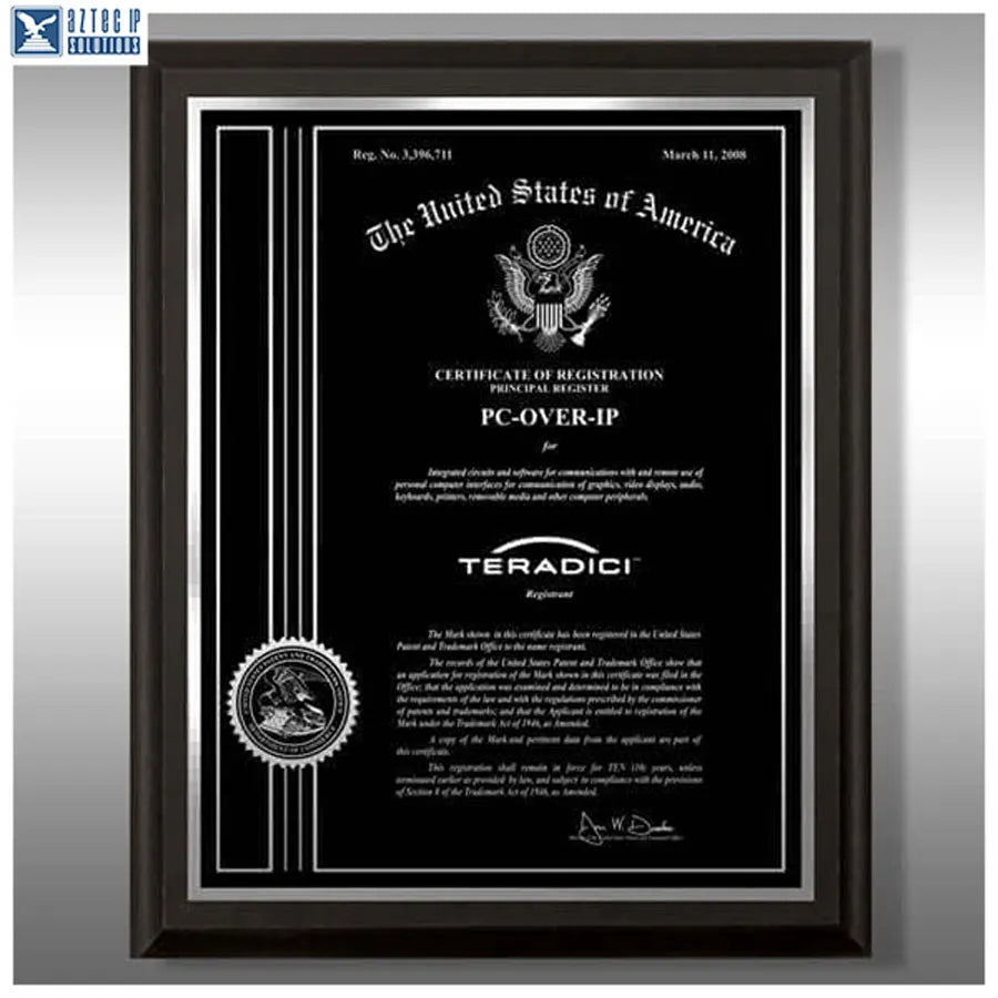 Wood Trademark Plaques