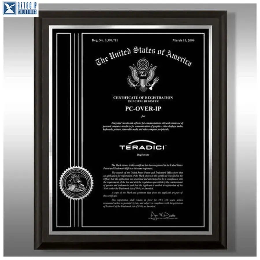 Wood Trademark Plaques