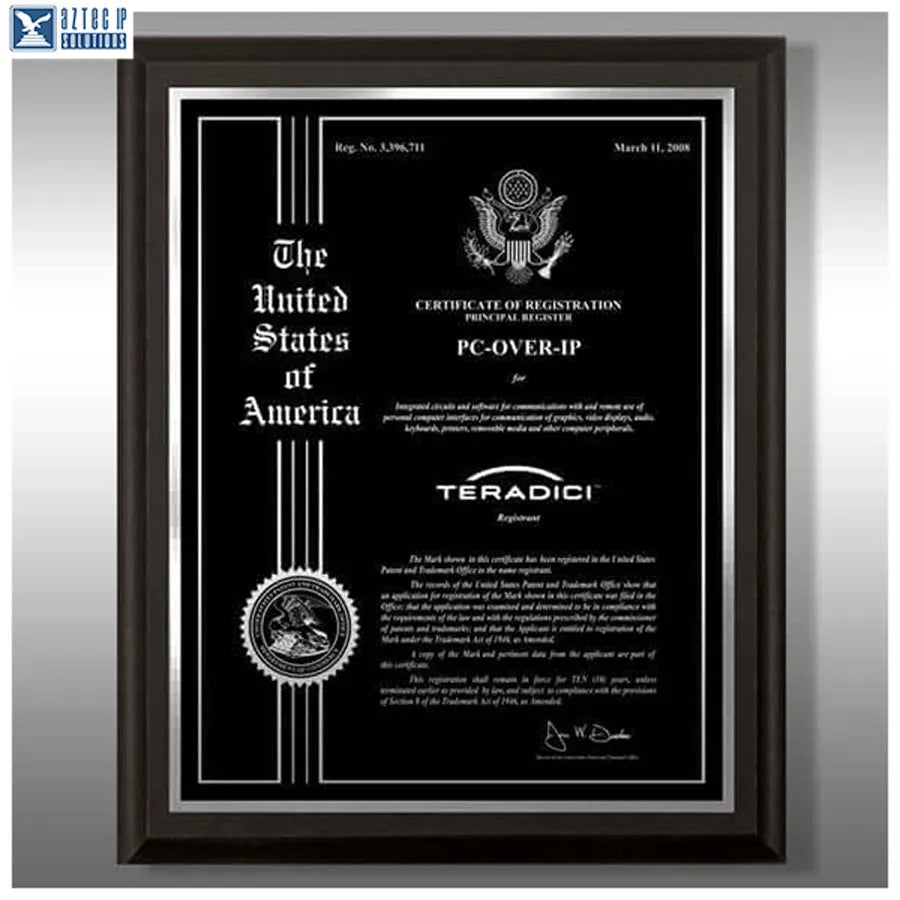 Wood Trademark Plaques