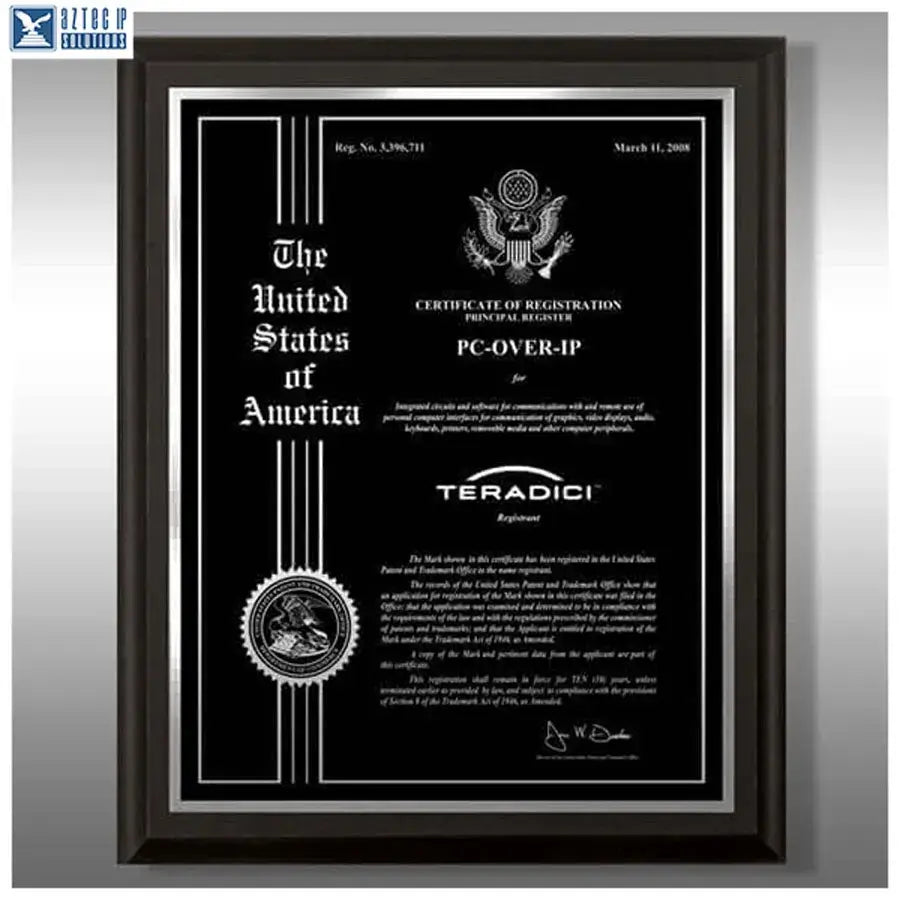 Wood Trademark Plaques