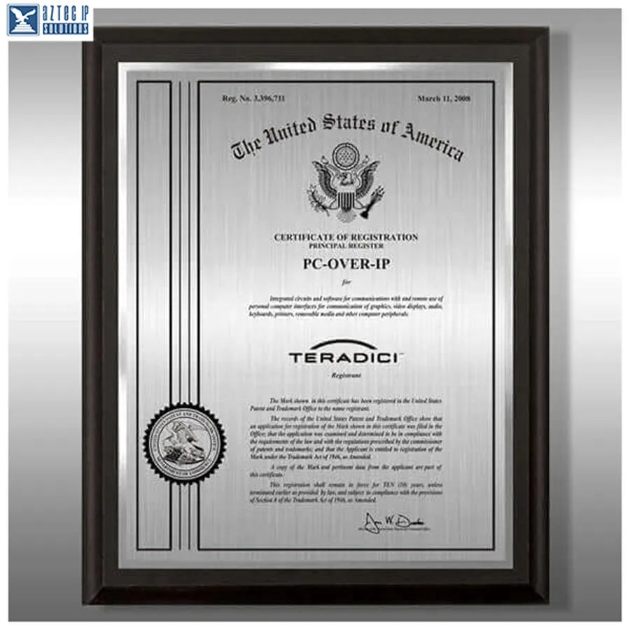 Wood Trademark Plaques