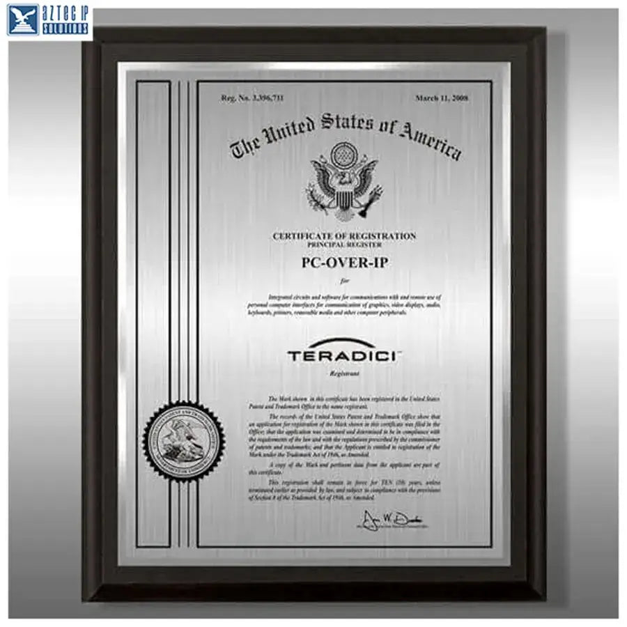 Wood Trademark Plaques