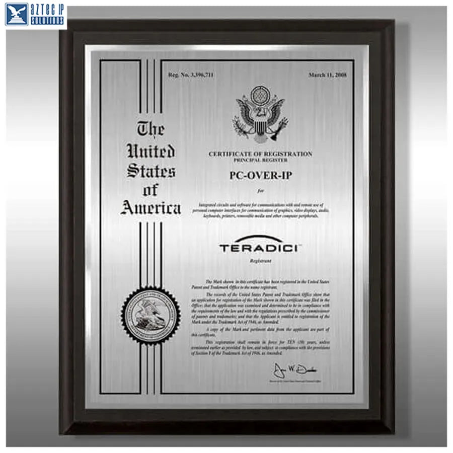 Wood Trademark Plaques