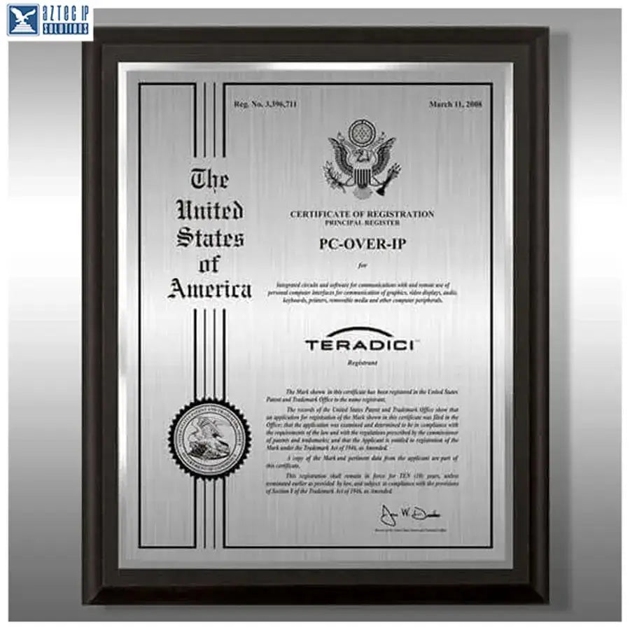 Wood Trademark Plaques