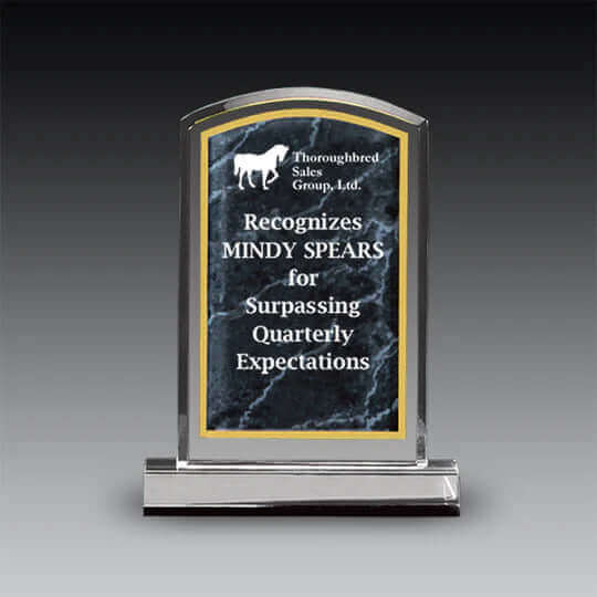 Desk Award - Arch Top Grey