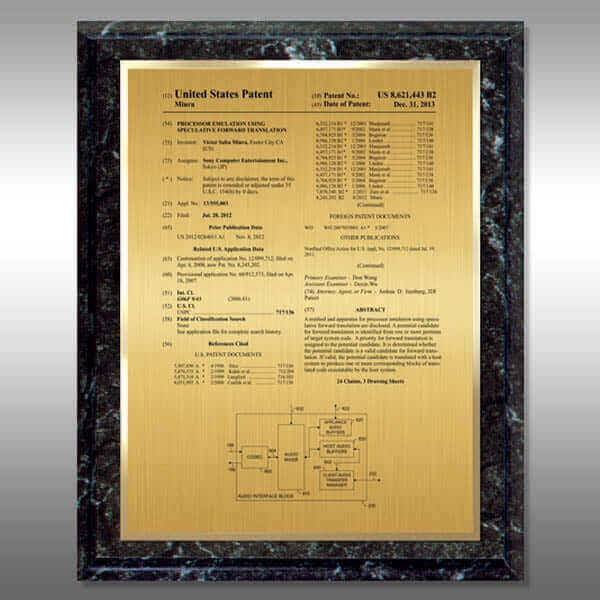MF-EZ12 Gold Patent Front