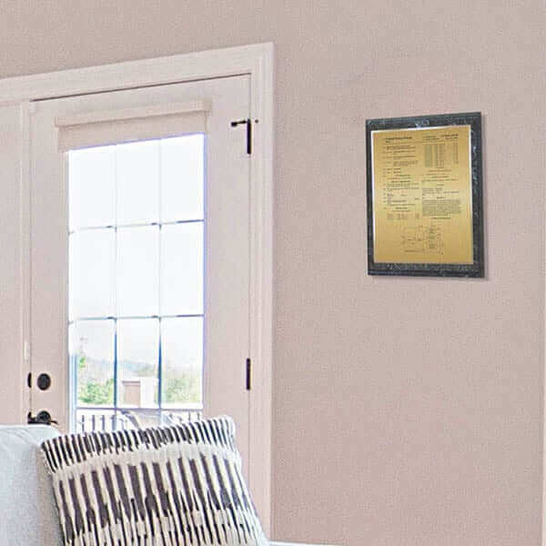 MF-EZ12 Gold Patent Wall