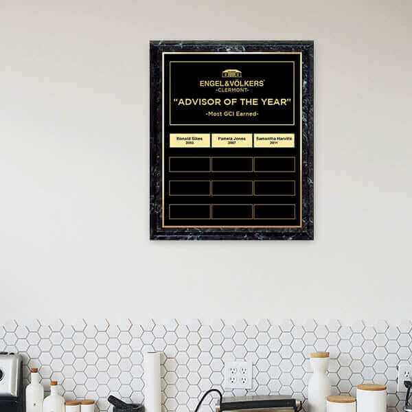 MF-PP-BB12-V Wall Plaque
