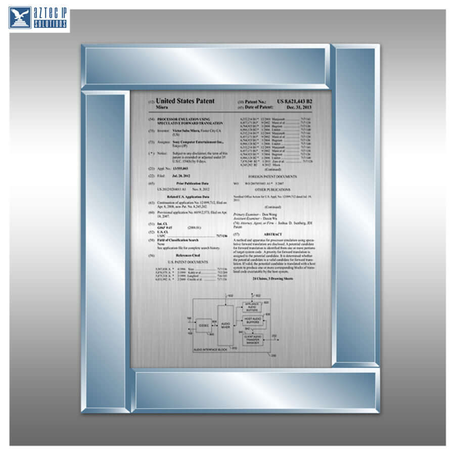 Patent front page image