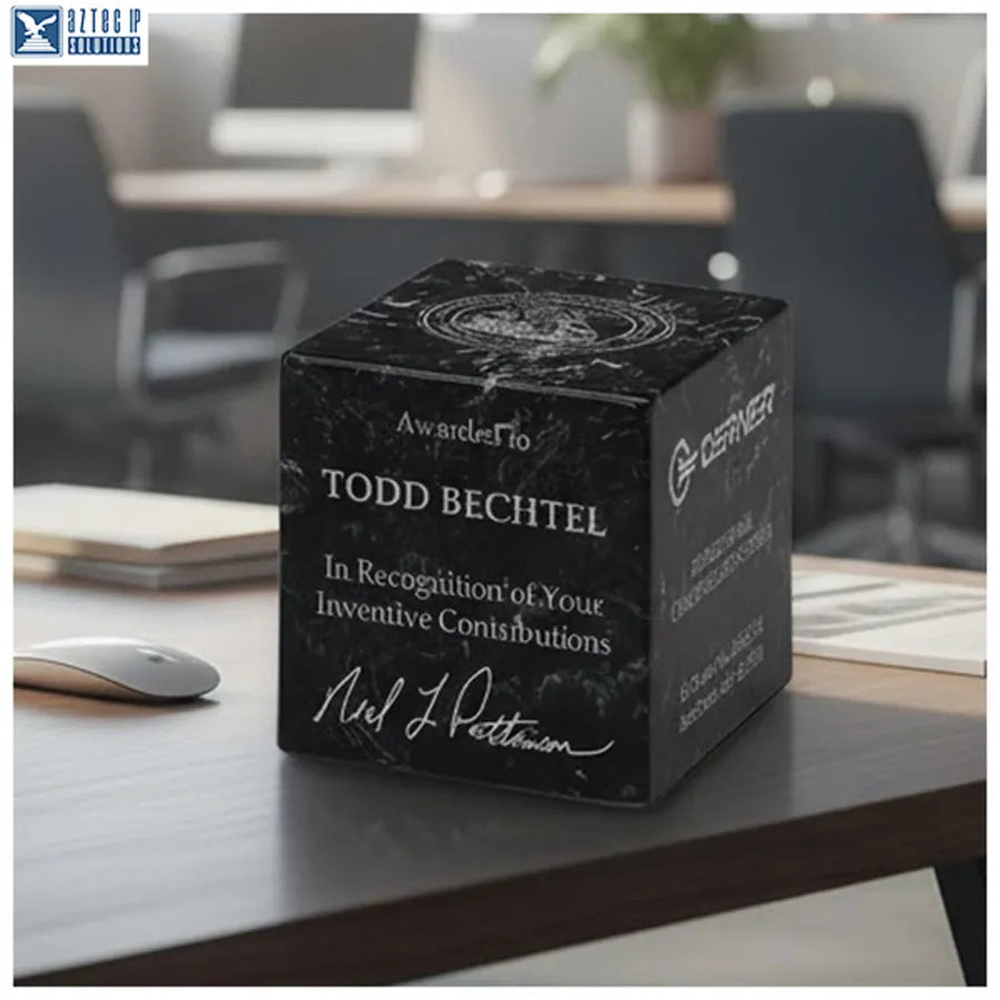 Patent award cube