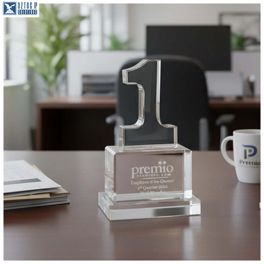 Number one recognition trophy