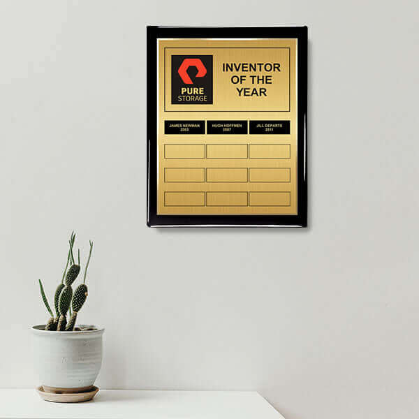 PP-EZ12-BP15 Gold Wall Plaque