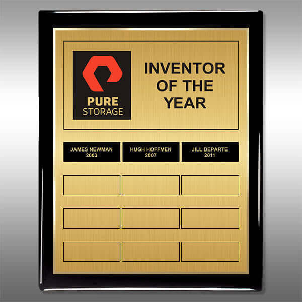 PP-EZ12-BP15 Gold Vertical Plaque