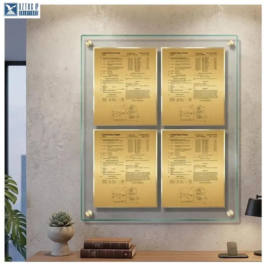 Floating wall mount plaque