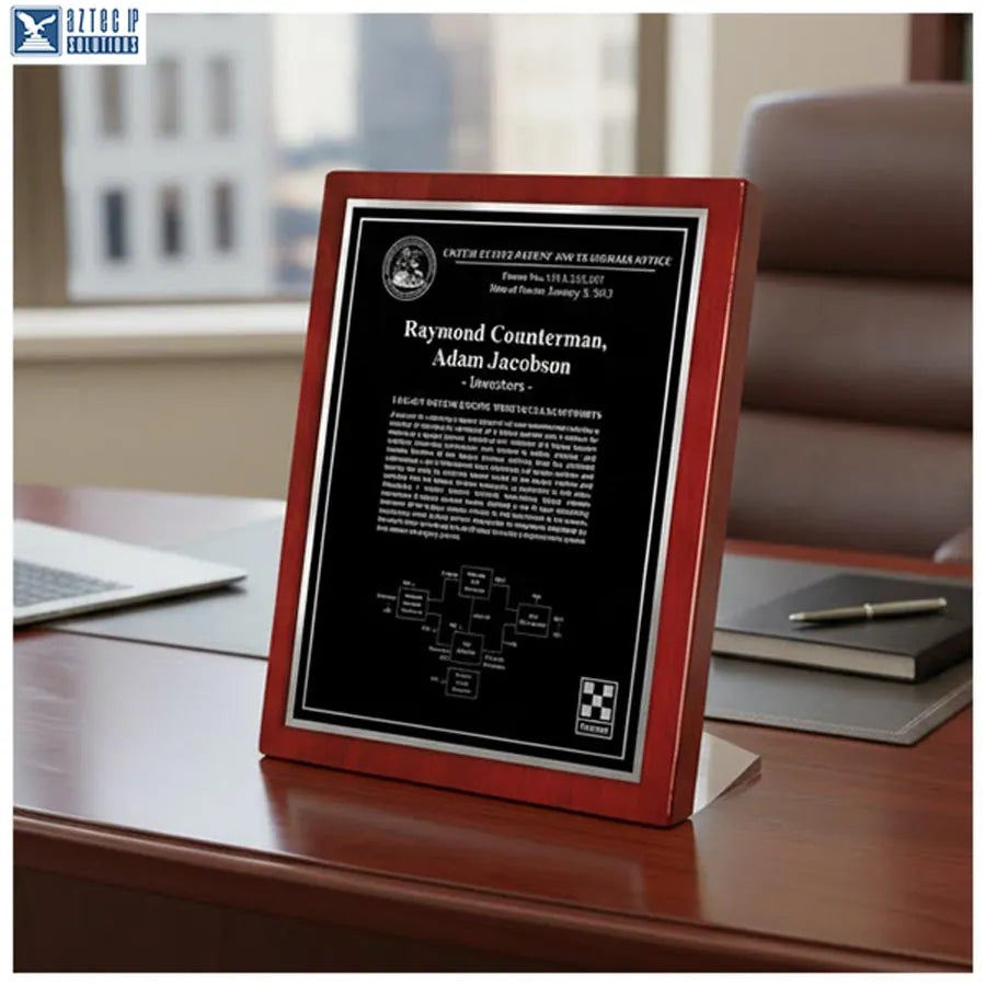 Patent milestone plaque