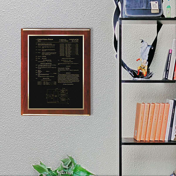 Patent Plaque - Rosewood Piano RP-BS13