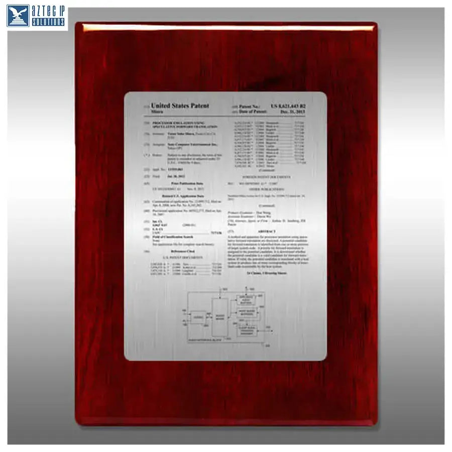 Layout 1 | Patent Front Page - Rosewood piano finish