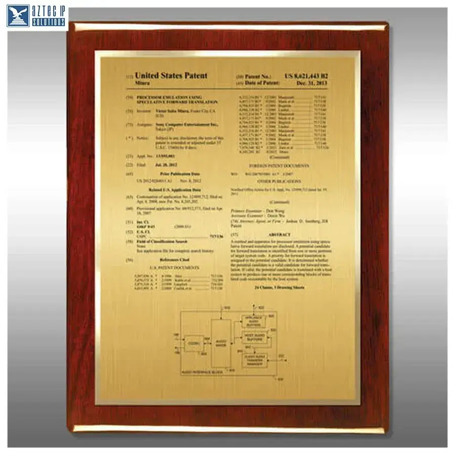 Layout 1 | Patent Front Page - Patent plaque