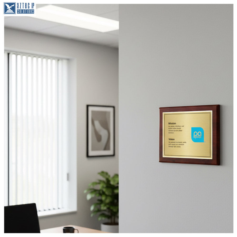 Mission Statement Plaque - Rosewood RP-MS15EZG