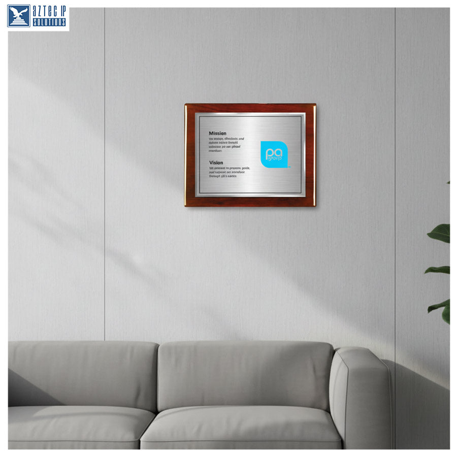 Mission Statement Plaque - Rosewood RP-MS15EZG