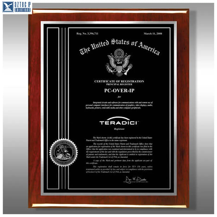 Wood Trademark Plaques