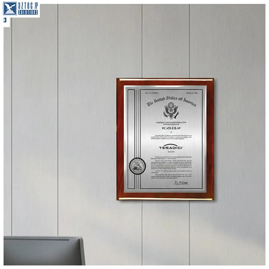 Trademark portfolio wall