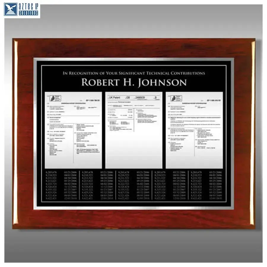 Inventor award plaque