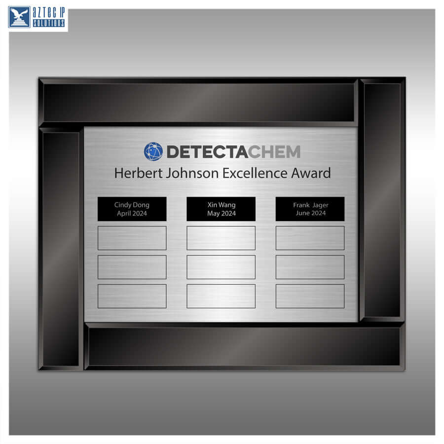 Perpetual Plaque - Glass Black