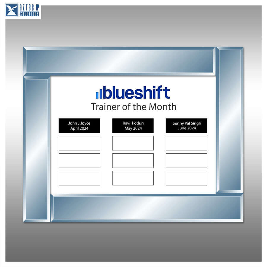 BlRG-PP-W13 Glass Plaques