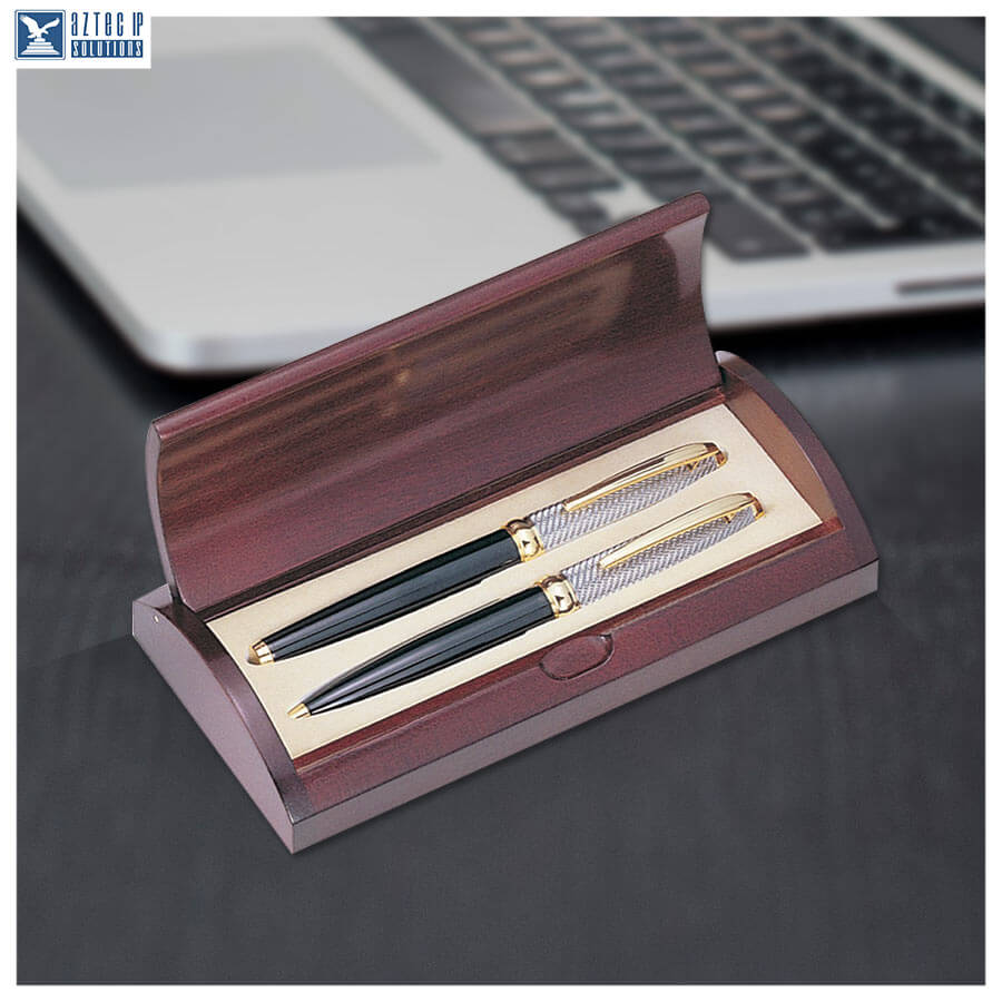 Deluxe Black & Gold Set - Business gifts