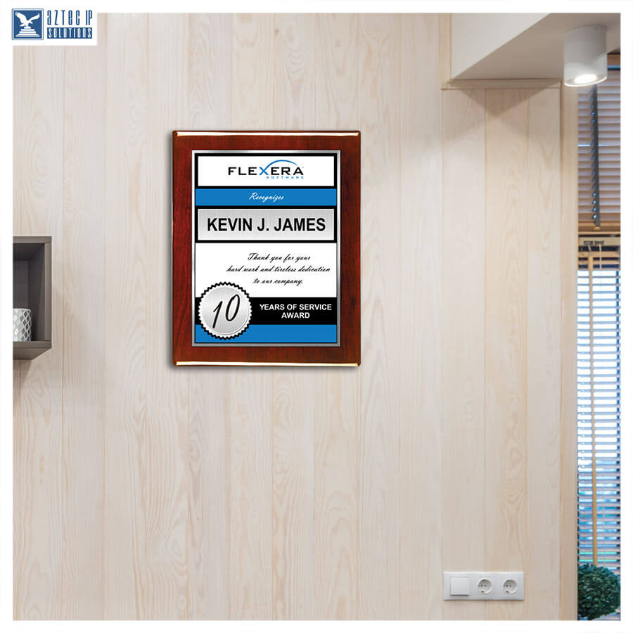 employee recognition plaque