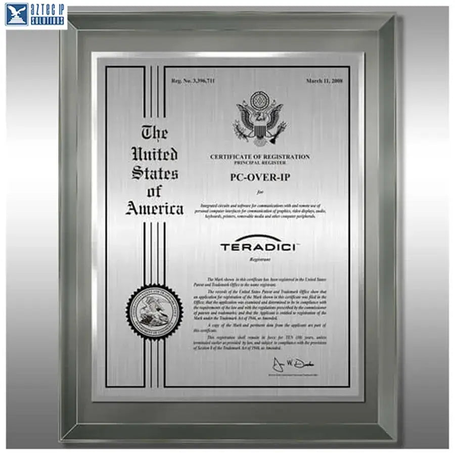 Silver HD plaque