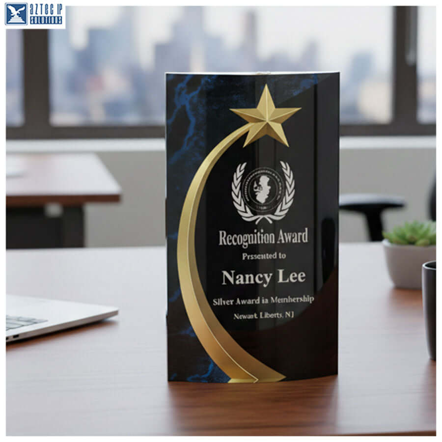 Shooting Star Acrylic Award