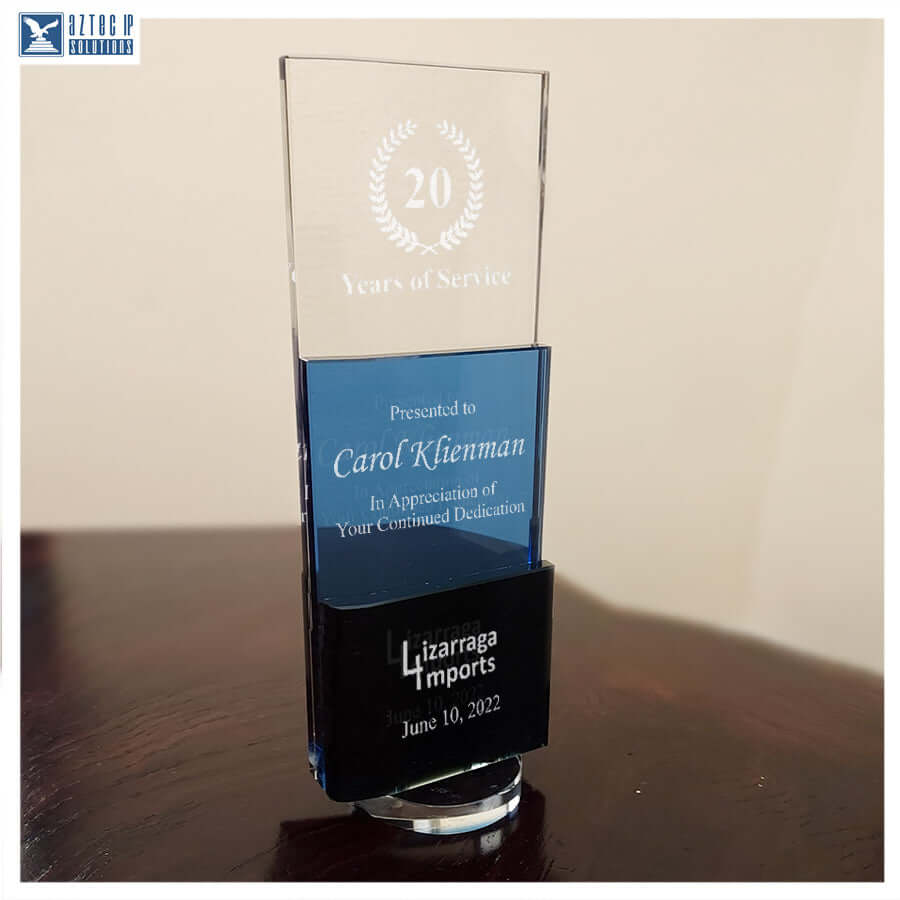 Crystal 3 level tower