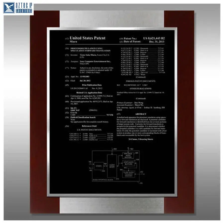 Layout 1 | Patent Front Page - Titanium wideband plaque