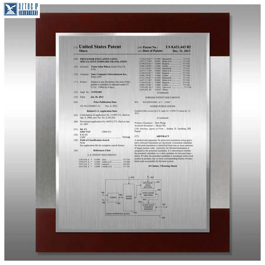 Layout 1 | Patent Front Page - Titanium wideband plaque