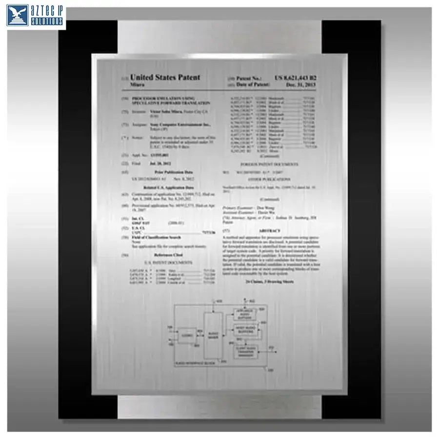 Layout 1 | Patent Front Page - Titanium wideband plaque