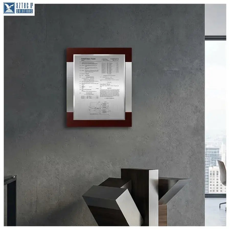 Patent plaque