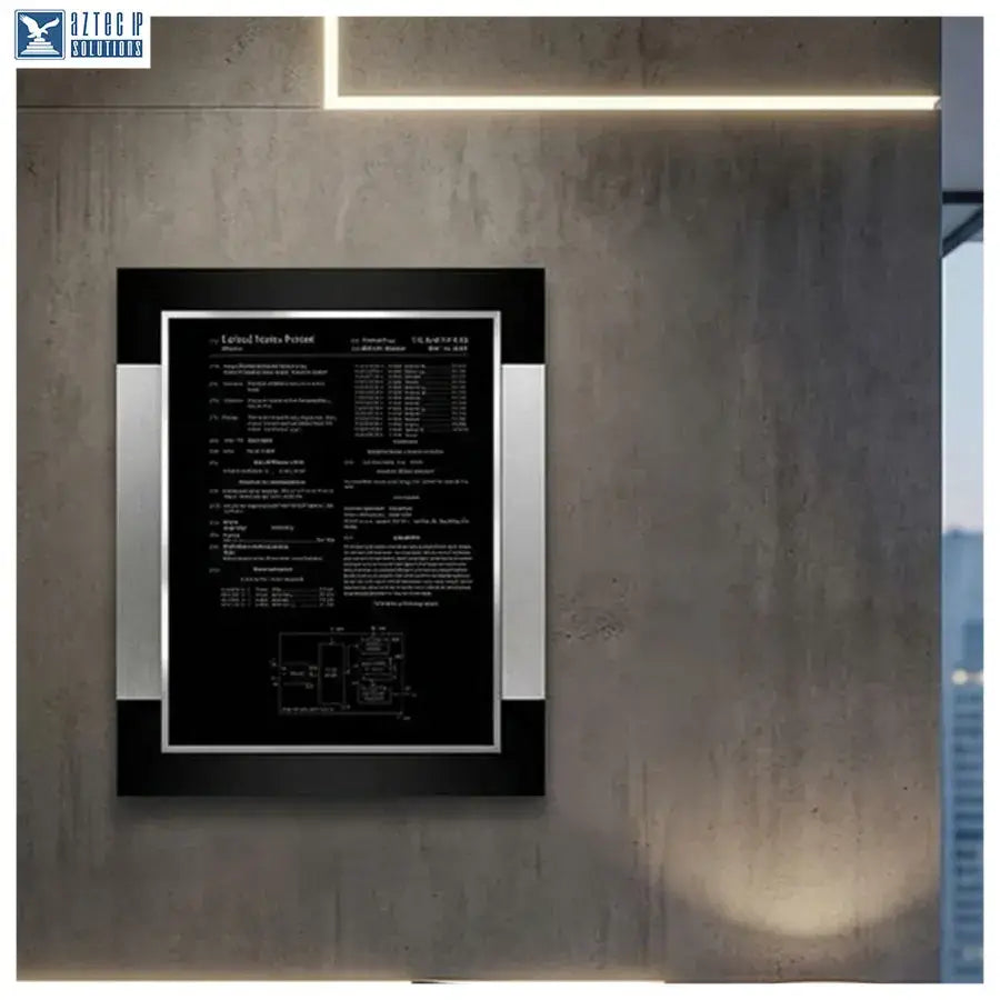 Patent plaque