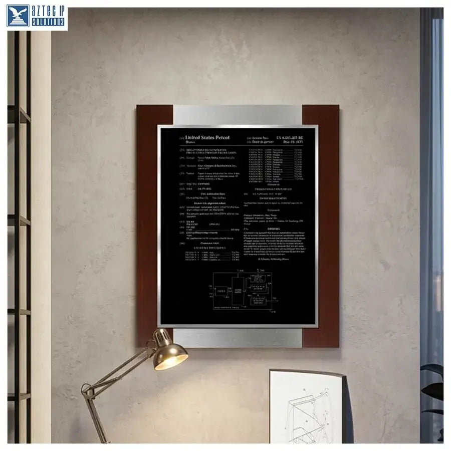 Patent plaque