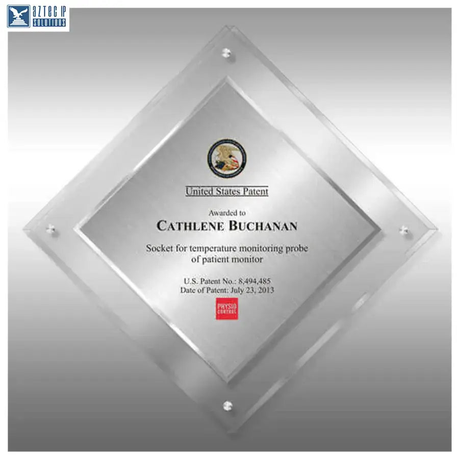 Diamond wall plaque