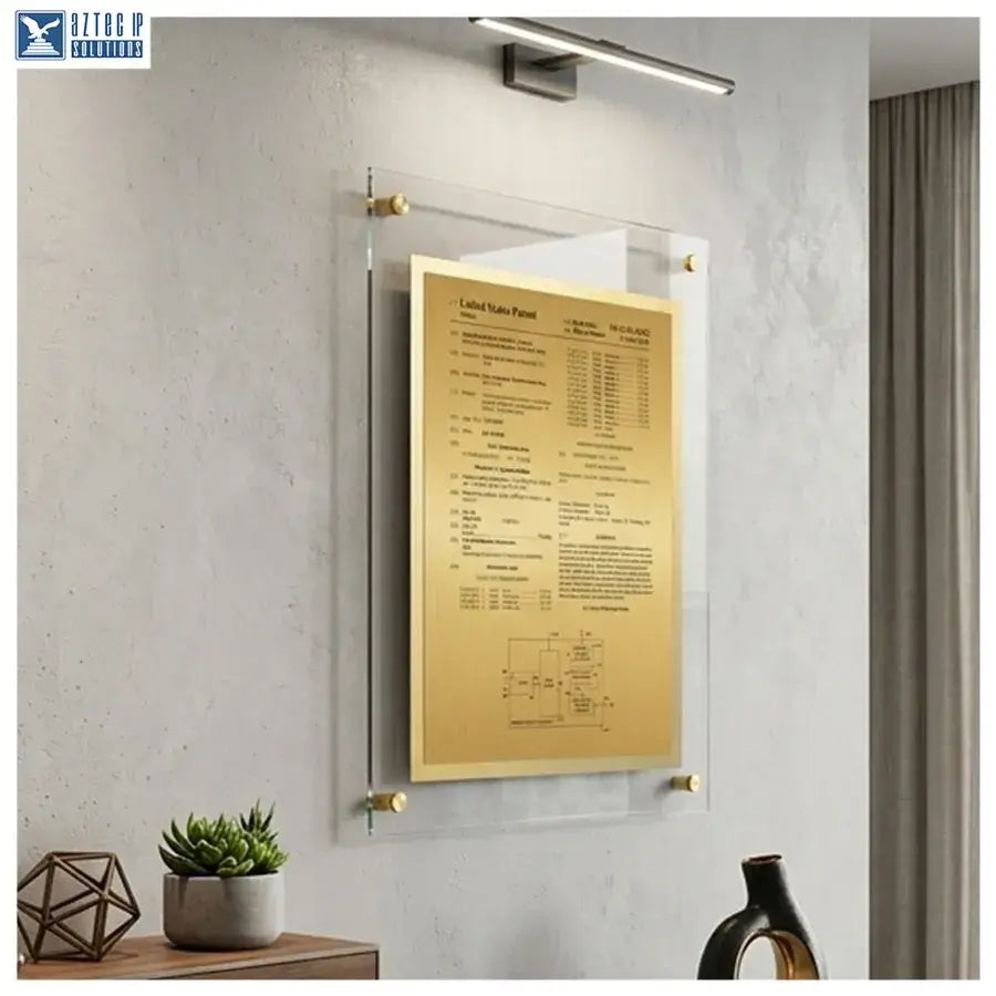 TransLucite® patent plaque