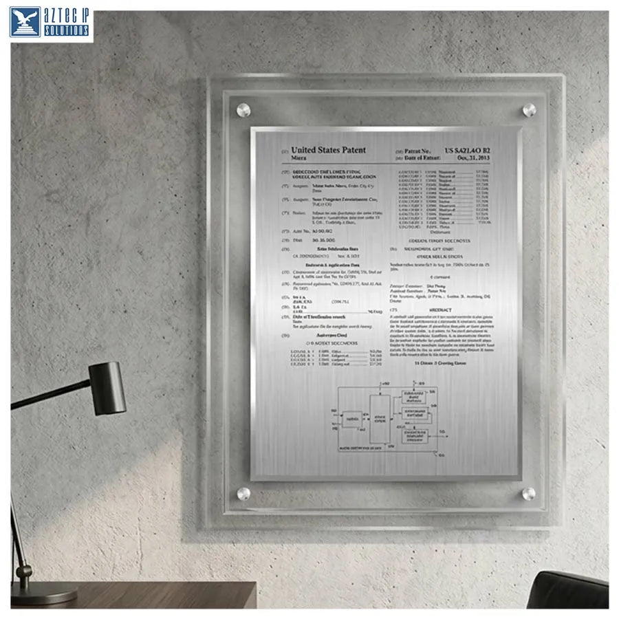 Floating wall plaque