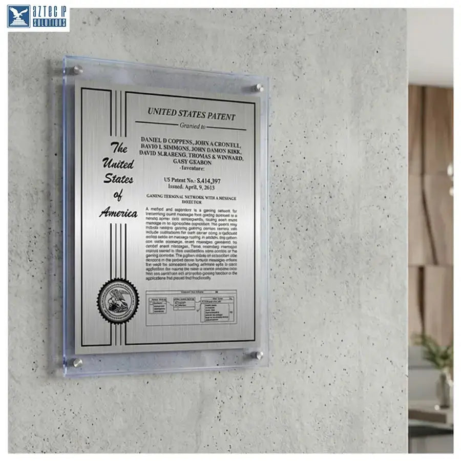 patent wall display