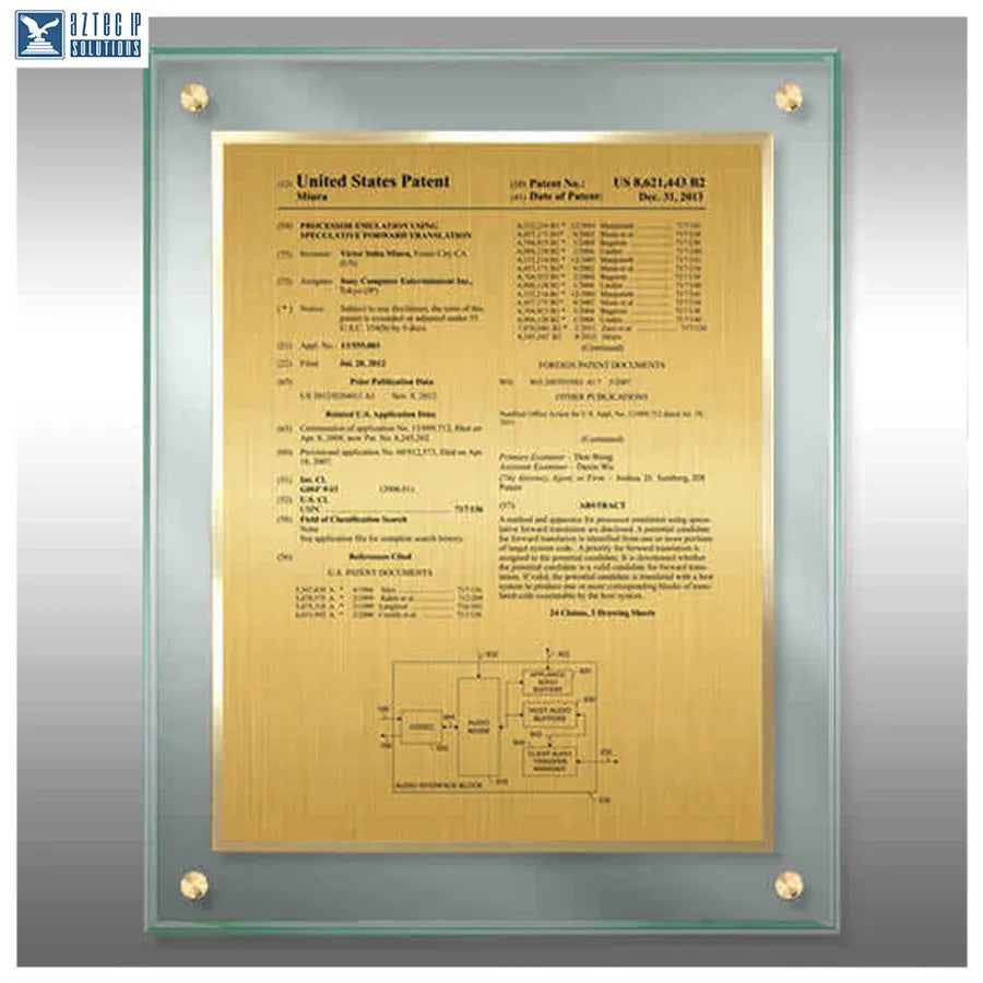 Layout 1 | Patent Front Page - Patent plaque
