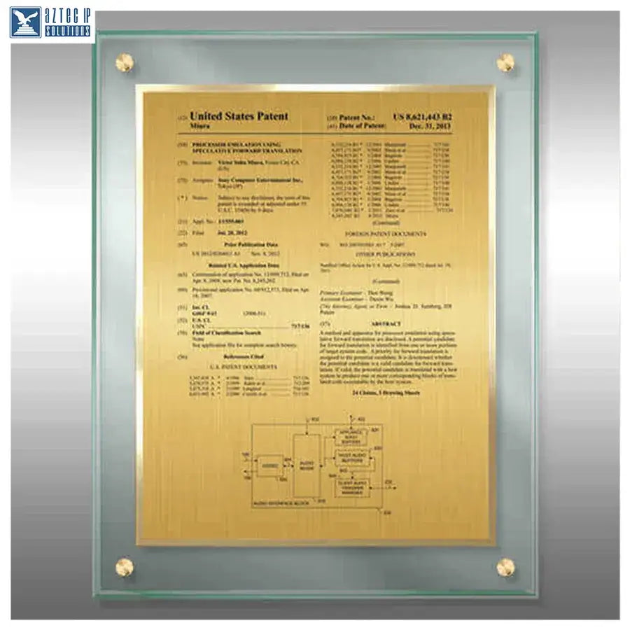 Layout 1 | Patent Front Page - Patent plaque