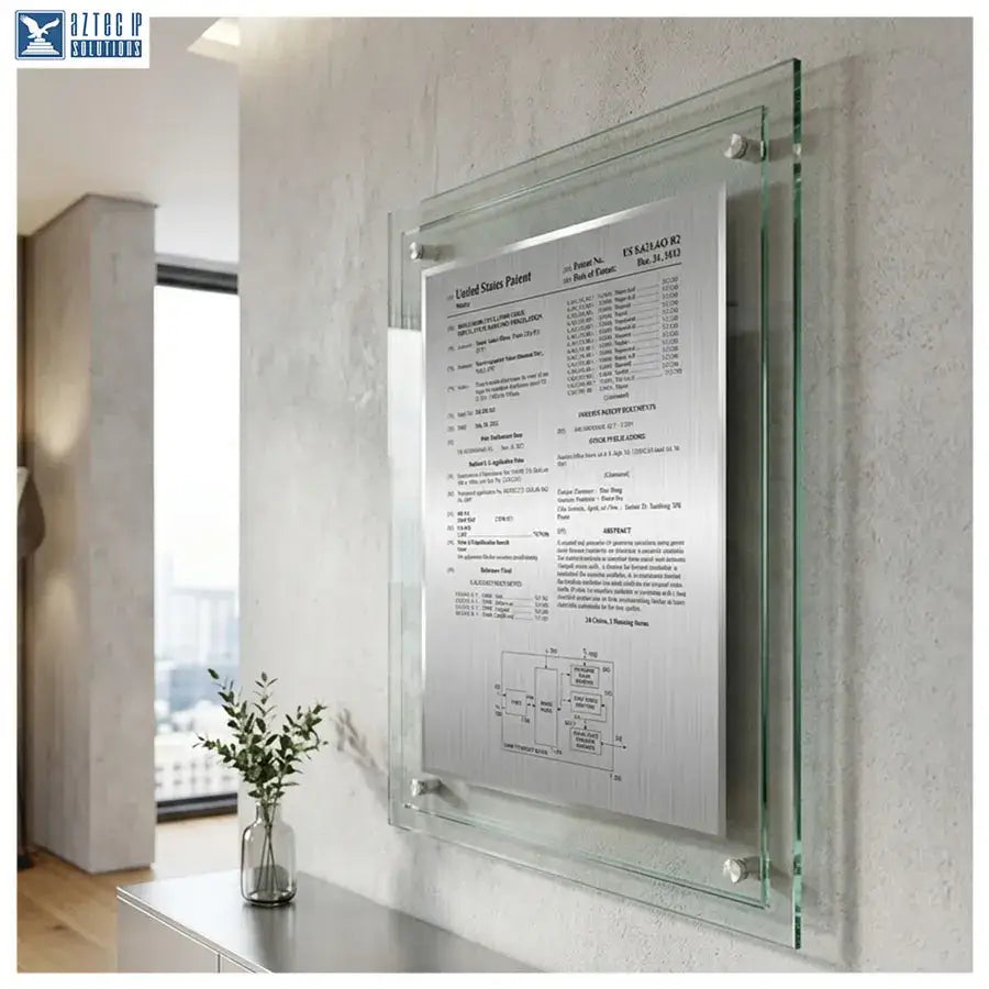 Floating wall plaque